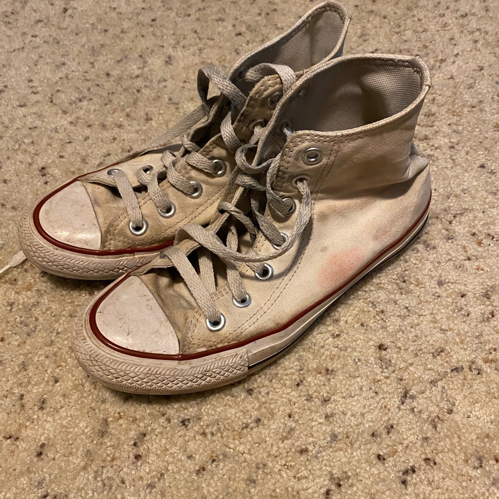 Converse Kids High-Top Sneakers - Beige
